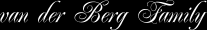 van der Berg Family