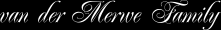 van der Merwe Family